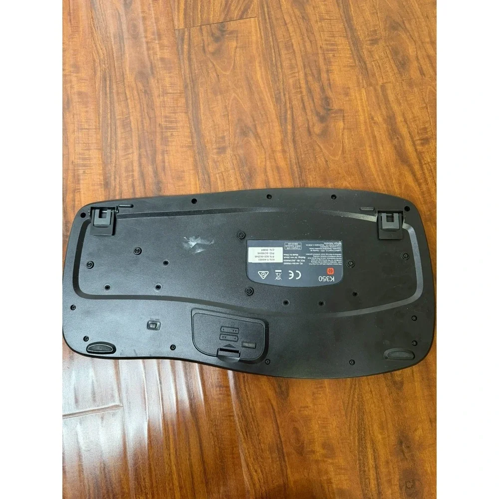Logitech K350 Wireless Comfort Wave Ergonomic Keyboard NO DONGLE